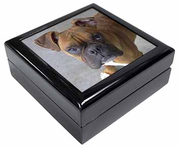 Red Boxer Dog Keepsake/Jewellery Box