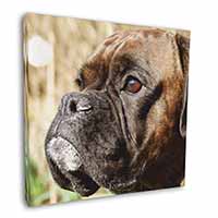 Brindle Boxer Dog Square Canvas 12"x12" Wall Art Picture Print