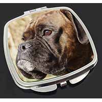 Brindle Boxer Dog Make-Up Compact Mirror