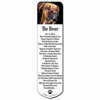 Boxer Dog Bookmark, Book mark, Printed full colour