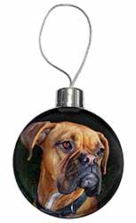 Boxer Dog Christmas Bauble