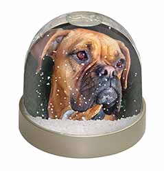 Boxer Dog Snow Globe Photo Waterball