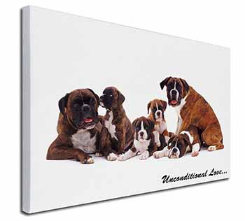 Boxer Dog-Love Canvas X-Large 30"x20" Wall Art Print