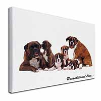 Boxer Dog-Love Canvas X-Large 30"x20" Wall Art Print