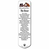 Boxer Dog-Love Bookmark, Book mark, Printed full colour