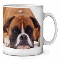 Red and White Boxer Dog Ceramic 10oz Coffee Mug/Tea Cup