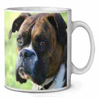 Brindle and White Boxer Dog Ceramic 10oz Coffee Mug/Tea Cup
