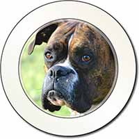 Brindle and White Boxer Dog Car or Van Permit Holder/Tax Disc Holder