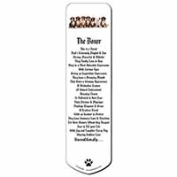 Boxer Dog Puppies Bookmark, Book mark, Printed full colour