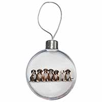 Boxer Dog Puppies Christmas Bauble