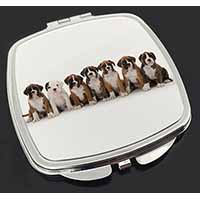 Boxer Dog Puppies Make-Up Compact Mirror