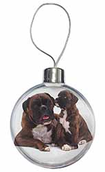 Boxer Dog Puppy Christmas Bauble