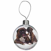 Boxer Dog Puppy Christmas Bauble