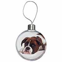 Boxer Dog Christmas Bauble