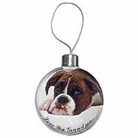 Boxer Dogs Grandma Gift Christmas Bauble