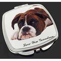 Boxer Dogs Grandma Gift Make-Up Compact Mirror