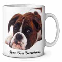 Boxer Dogs Grandma Gift Ceramic 10oz Coffee Mug/Tea Cup