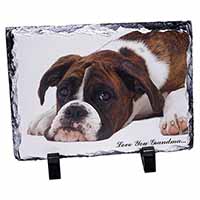 Boxer Dogs Grandma Gift, Stunning Photo Slate