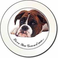 Boxer Dogs Grandma Gift Car or Van Permit Holder/Tax Disc Holder