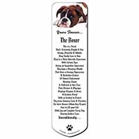 Boxer Dog "Yours Forever..." Bookmark, Book mark, Printed full colour