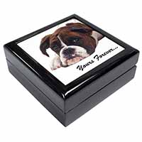 Boxer Dog "Yours Forever..." Keepsake/Jewellery Box