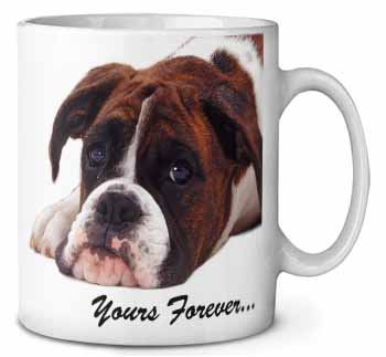 Boxer Dog "Yours Forever..." Ceramic Coffee Mug/Tea Cup