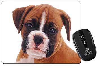 Red and White Boxer Puppy Computer Mouse Mat