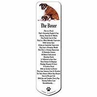 Boxer Dog with Puppy Bookmark, Book mark, Printed full colour