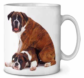 Boxer Dog with Puppy Ceramic 10oz Coffee Mug/Tea Cup