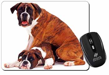 Boxer Dog with Puppy Computer Mouse Mat