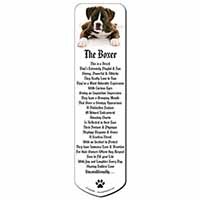 Boxer Dog Bookmark, Book mark, Printed full colour