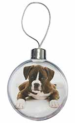 Boxer Dog Christmas Bauble