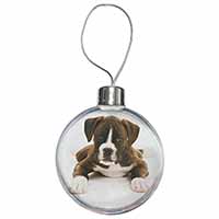Boxer Dog Christmas Bauble