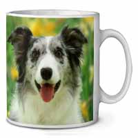 Blue Merle Border Collie Ceramic 10oz Coffee Mug/Tea Cup