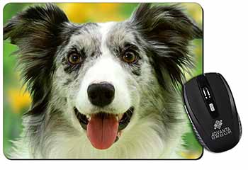 Blue Merle Border Collie Computer Mouse Mat