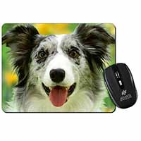 Blue Merle Border Collie Computer Mouse Mat