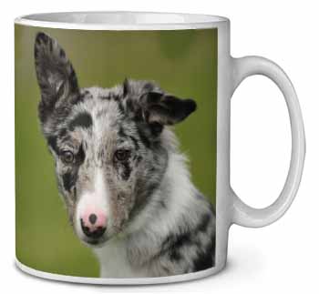 Blue Merle Border Collie Dog Ceramic 10oz Coffee Mug/Tea Cup