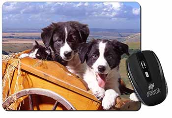 Border Collie Puppies Computer Mouse Mat