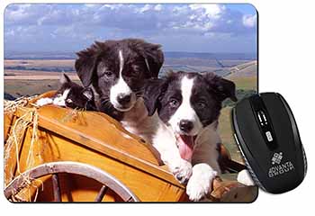 Border Collie Puppies Computer Mouse Mat
