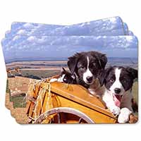 Border Collie Puppies Picture Placemats in Gift Box
