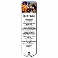 Border Collie Bookmark, Book mark, Printed full colour