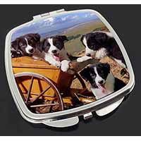 Border Collie Make-Up Compact Mirror