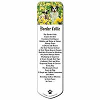 Border Collie Dog and Lamb Bookmark, Book mark, Printed full colour