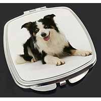 Tri-Colour Border Collie Dog Make-Up Compact Mirror