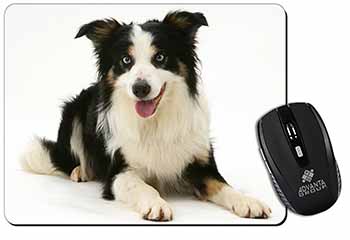 Tri-Colour Border Collie Dog Computer Mouse Mat