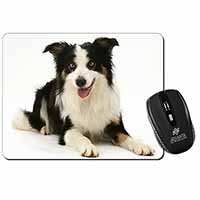 Tri-Colour Border Collie Dog Computer Mouse Mat