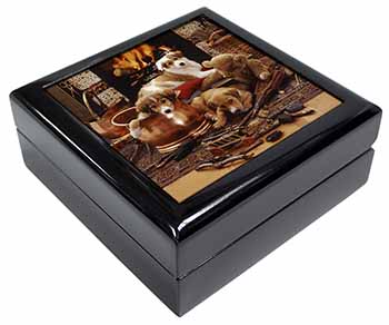 Border Collie Keepsake/Jewellery Box