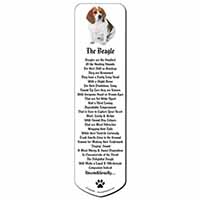 Beagle Dog Bookmark, Book mark, Printed full colour