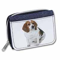 Beagle Dog Unisex Denim Purse Wallet