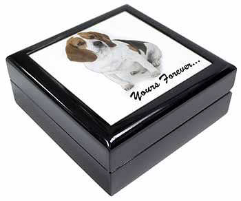 Beagle Dog "Yours Forever..." Keepsake/Jewellery Box